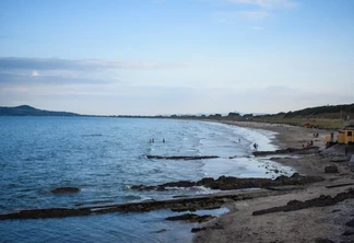 Praia Portmarnock Beach em Dublin