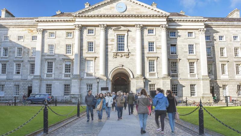 O que fazer no inverno em Dublin: Trinity College em Dublin