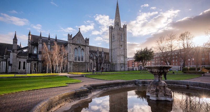 Catedral de St Patrick no Bairro Potobello em Dublin
