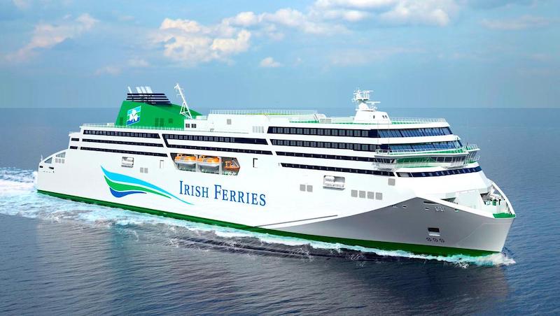 Viagem de ferry boat na Irlanda