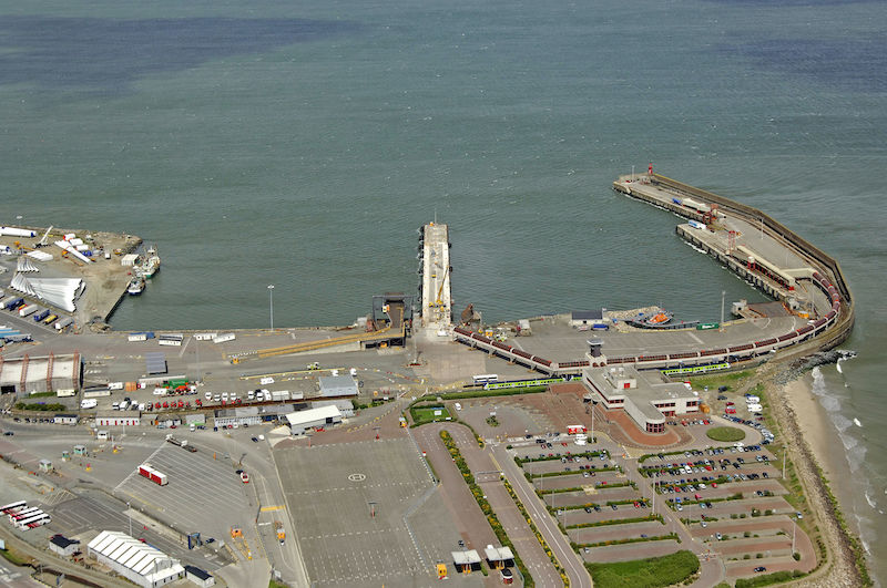 Porto de Rosslare na Irlanda