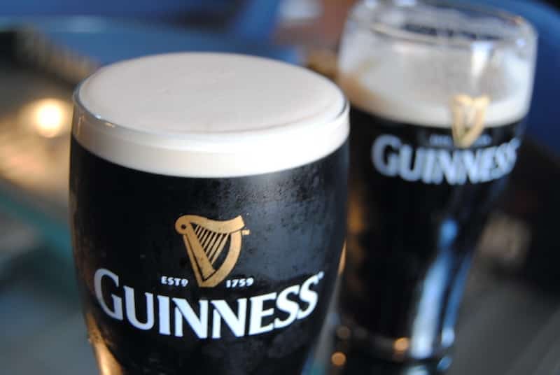 Caneca de Guinness em Dublin