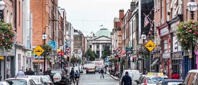 Bairro Capel Street em Dublin