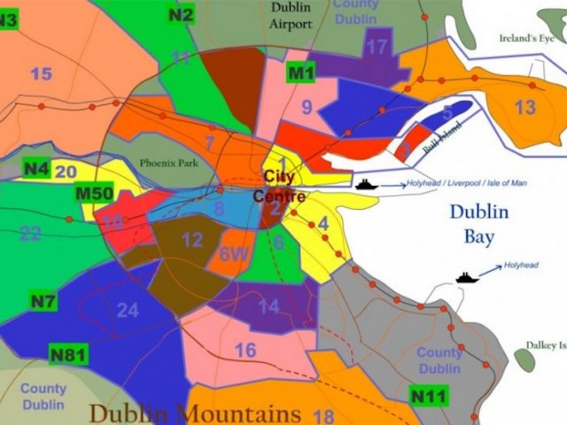 Melhores bairros em Dublin
