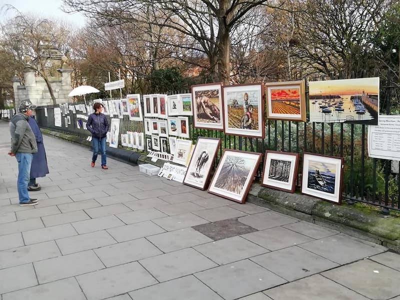 Merrion Square Open Air Art Gallery